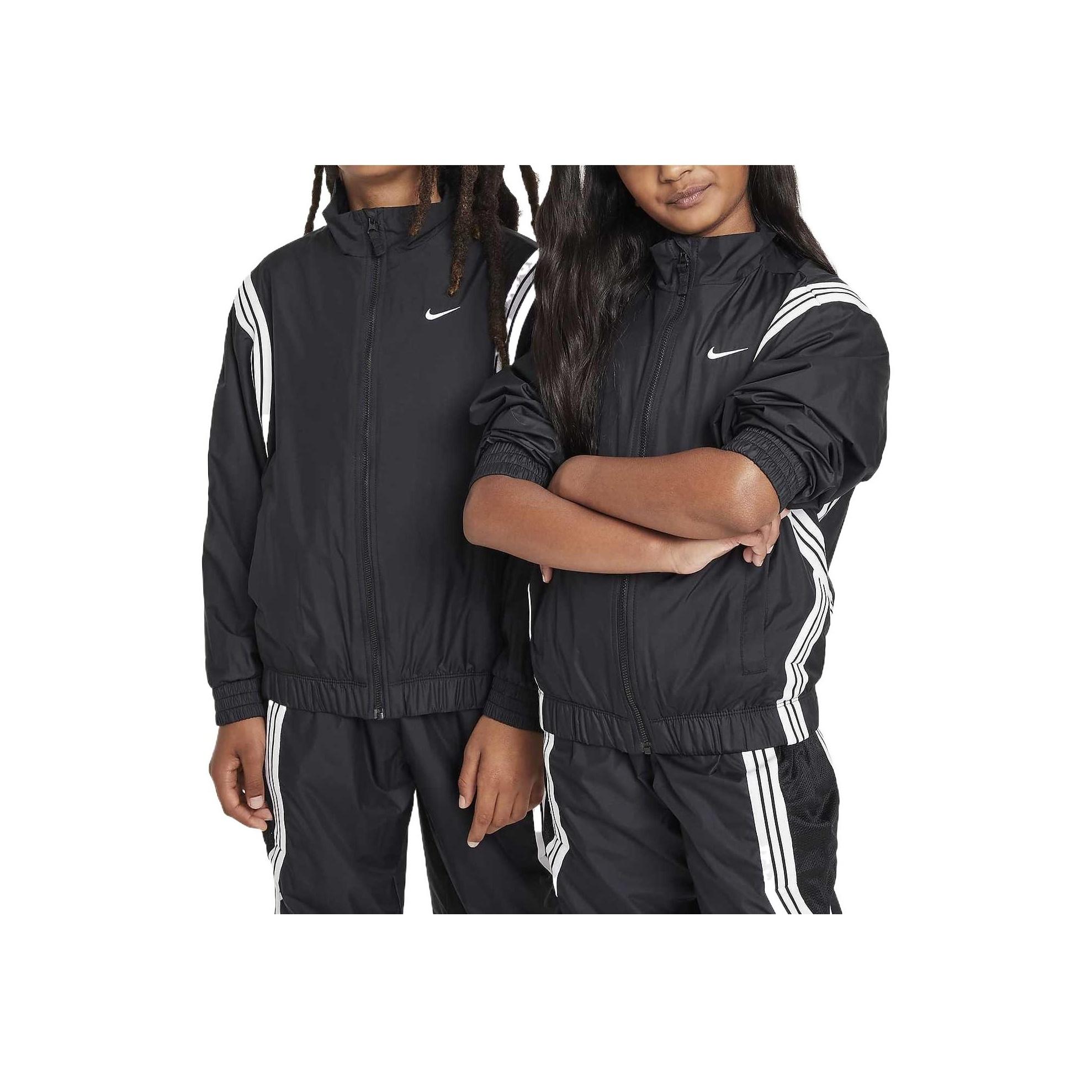 

Nike Jacket Waterproof Comfortable Loose Kids Jackets Black FZ5233-010 M