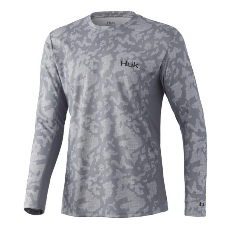 Mens Quick-Dry UV Protection Fishing T-Shirt Long Sleeve Crew Neck Summer Outdoor Sports Cycling Apparel