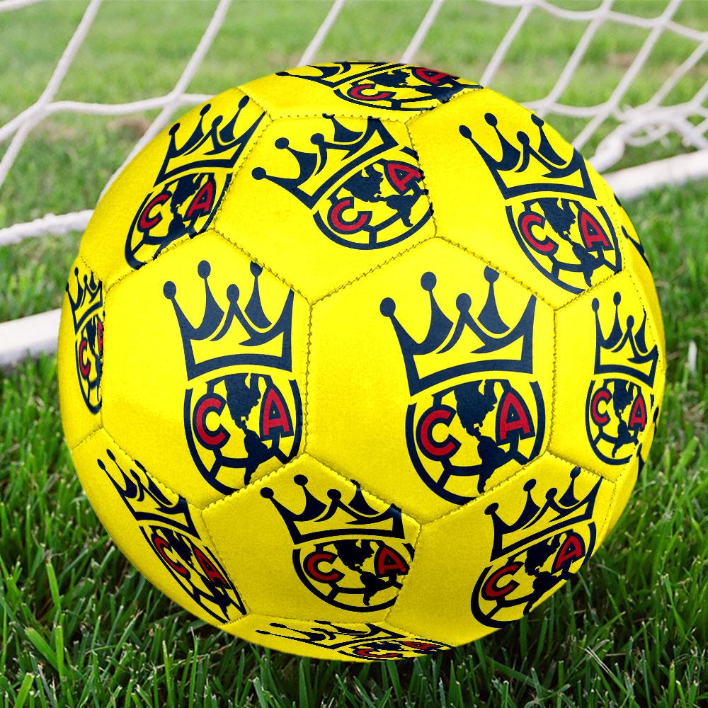 Club América football club Indoor Size 5 Soccer Ball Colorful Machine Stitched PVC Competition Ready Durable High-Bounce