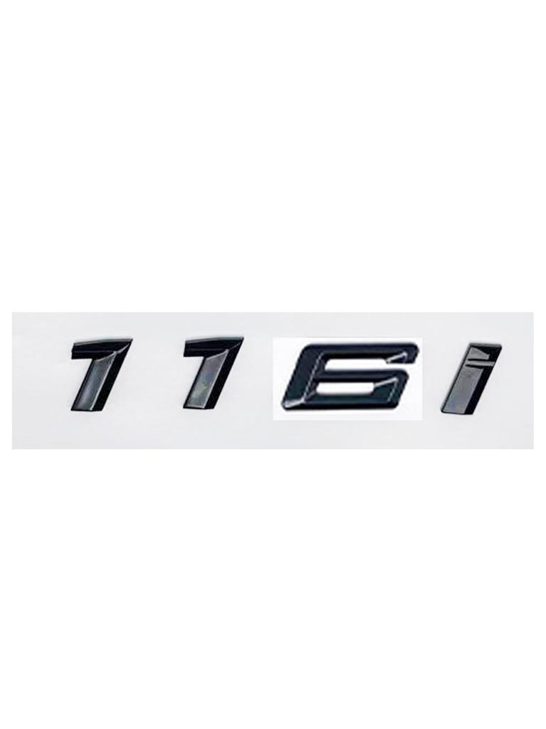 ABS Auto Kofferraum Buchstaben Logo Plakette Emblem Aufkleber für BMW 1er Serie 116i 118i 120i 125i 130i 135i 140i E81 E82 E87 E88 F20 F21 bis2