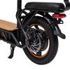 Kukirin C1 Pro Folding Electric Scooter for Adult 500W, 48V 26Ah, 45km/h, 14" Tires, Disc Brake, IP54, Solid wood pedals, with Basket & Seats