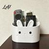 3D Printed Storage Container Remote Control Holder Animal Design Box Desk Organizer for Desk 4-Compartments TV Caddy Desktop