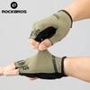 ROCKBROS gants demi-doigt SBR coussinets de paume respirant Anti-choc gants de cyclisme haute élasticité Fitness vélo gants sans doigts