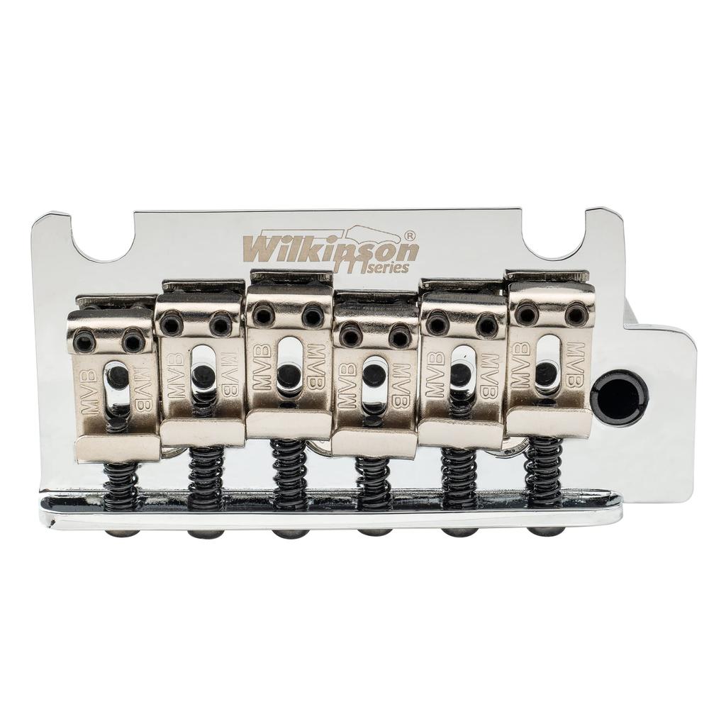 Wilkinson WOV05 String Pitch Vintage Guitar Tremolo Bridge for Strat Electric Chrome 10.8mm Two-Point MIJ/MIK Guitars,