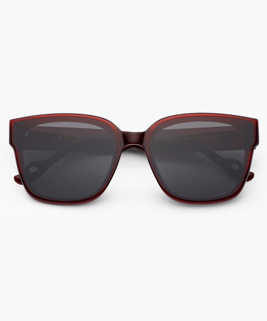 Likkeullou Rc Acetate Heva Sunglasses Red
