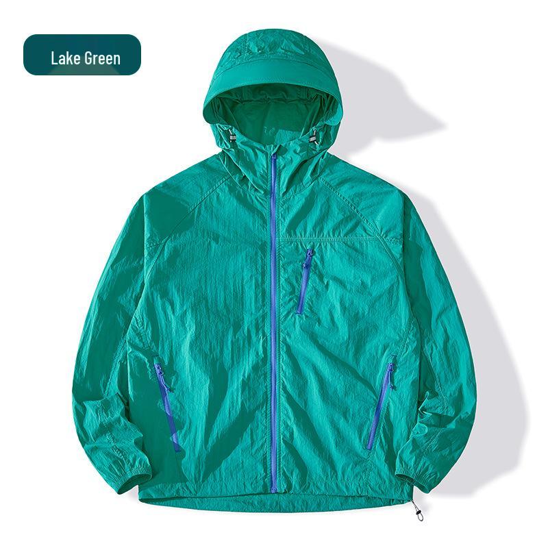 7A Unisex Lightweight Anti-UV Summer Sun Protection Jacket - Breathable, Antibacterial, Ideal for Outdoor Activities and Fishing.