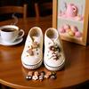 Coffee Color Shoelace Accessories: Clasps, Decorative Buckles, Detachable Flowers & Buttons