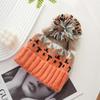 Windproof Winter Knitted Hats Korean Cashmere Bonnets Fashion Women Beanie Hats  Girls
