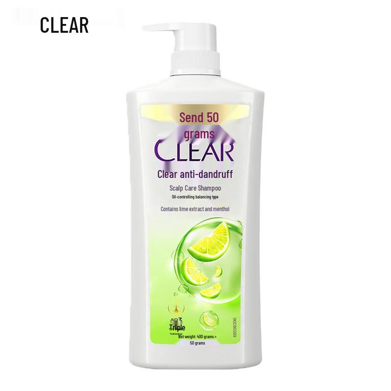 Clear Triple Anti-Dandruff Oil Control Balancing Shampoo