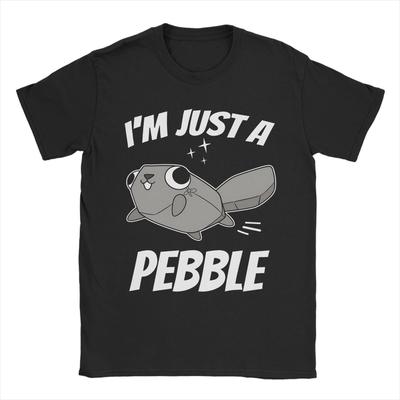 Dandys World  T-Shirt For Men Women Cotton Clothes Casual I'm Just A Pebble  Round Neck Short Sleeve