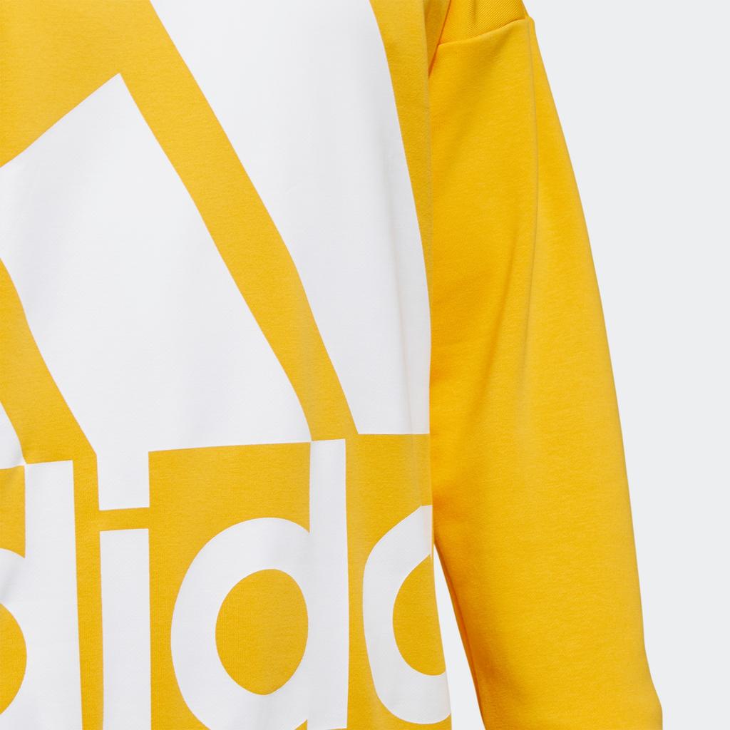 Adidas Fav Bl Sweatshirt With Crew Neck Men Tops Gold GK0619