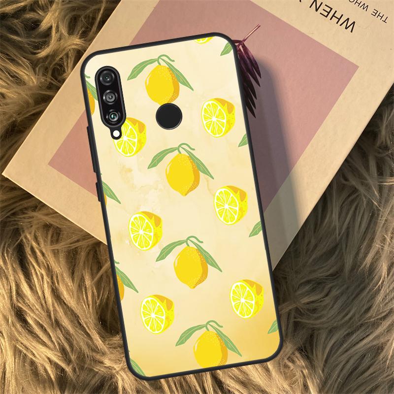 Fruit Lemon For Huawei Nova Y90 Y60 Y61 Y70 Y72 Y73 Y91 3i 7i 8i 11i 12i 9 10 SE P20 P30 P40 Lite Case