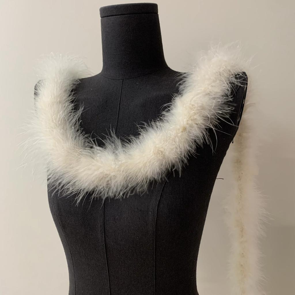 Bunte Federstreifen Truthahnfederstreifen Performance Tanzkostüm Dekomaterialien DIY Textilzubehör