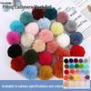 Vibrant Cashmere Pom-Pom Yarn Accessories for Hats