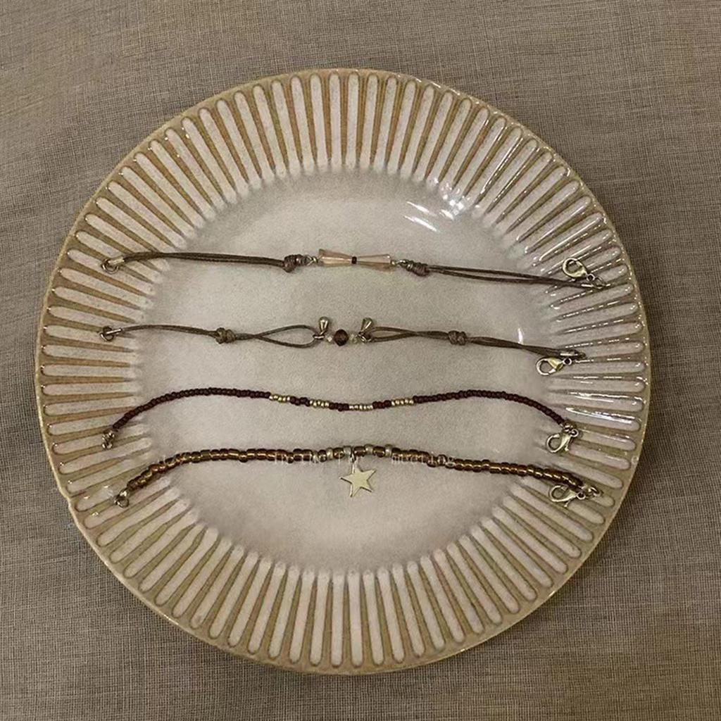 Beaded Wristband Women Geometric Braided Jewelry Fashion Accessory Geometric Bead Hand Jewelry Unisex Braided Wristband