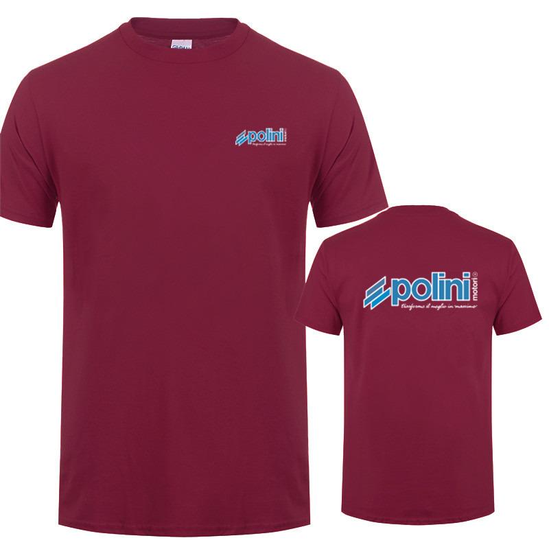 Polini T Shirt Men Women Polini Scooter Racing Performance Parts Tees Shirt Short Sleeve Unisex Man Clothes Tops LH-473