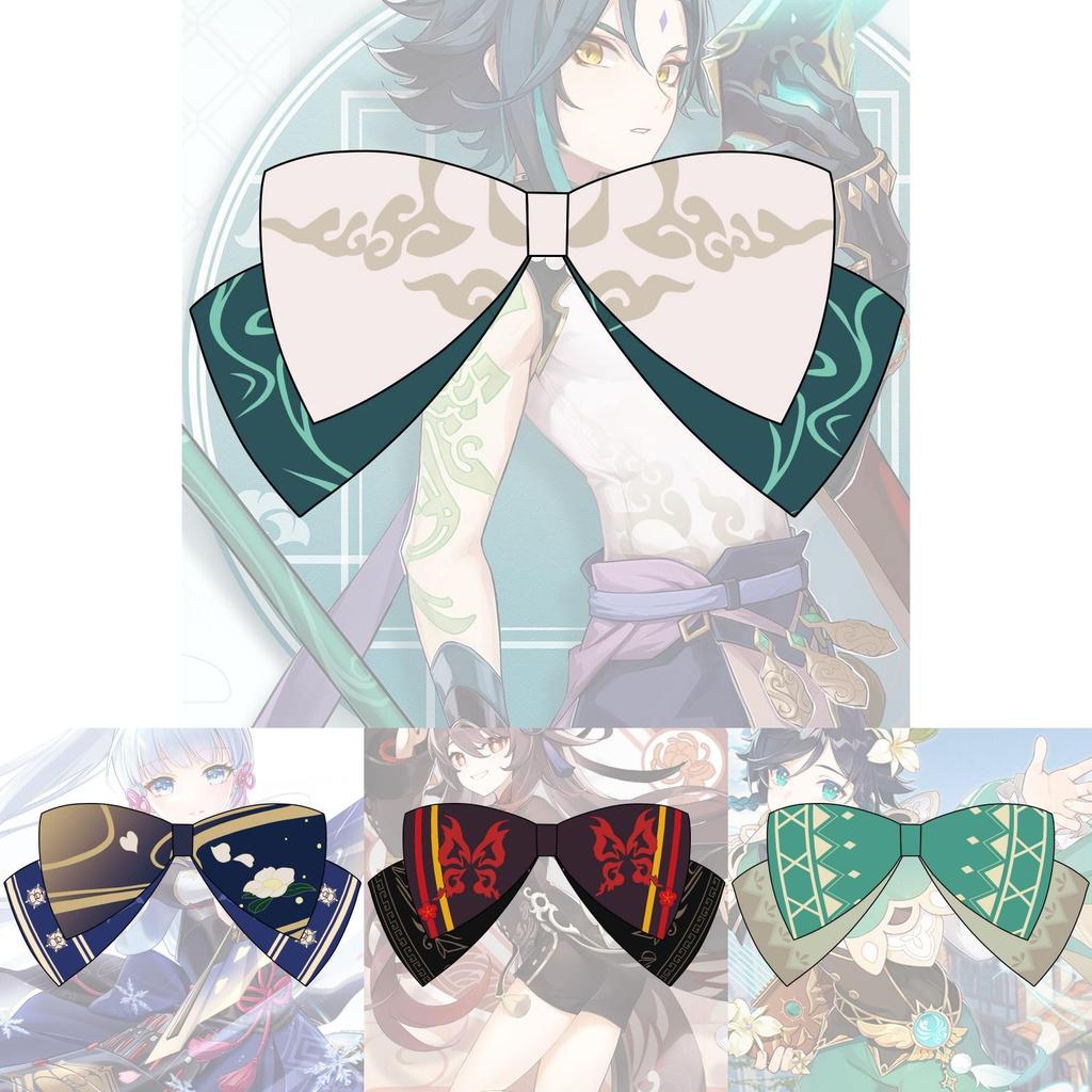 Anime Genshin Impact Hutao Bow Hairpin Hair Accessories For Girls Realistic And Delicate Design