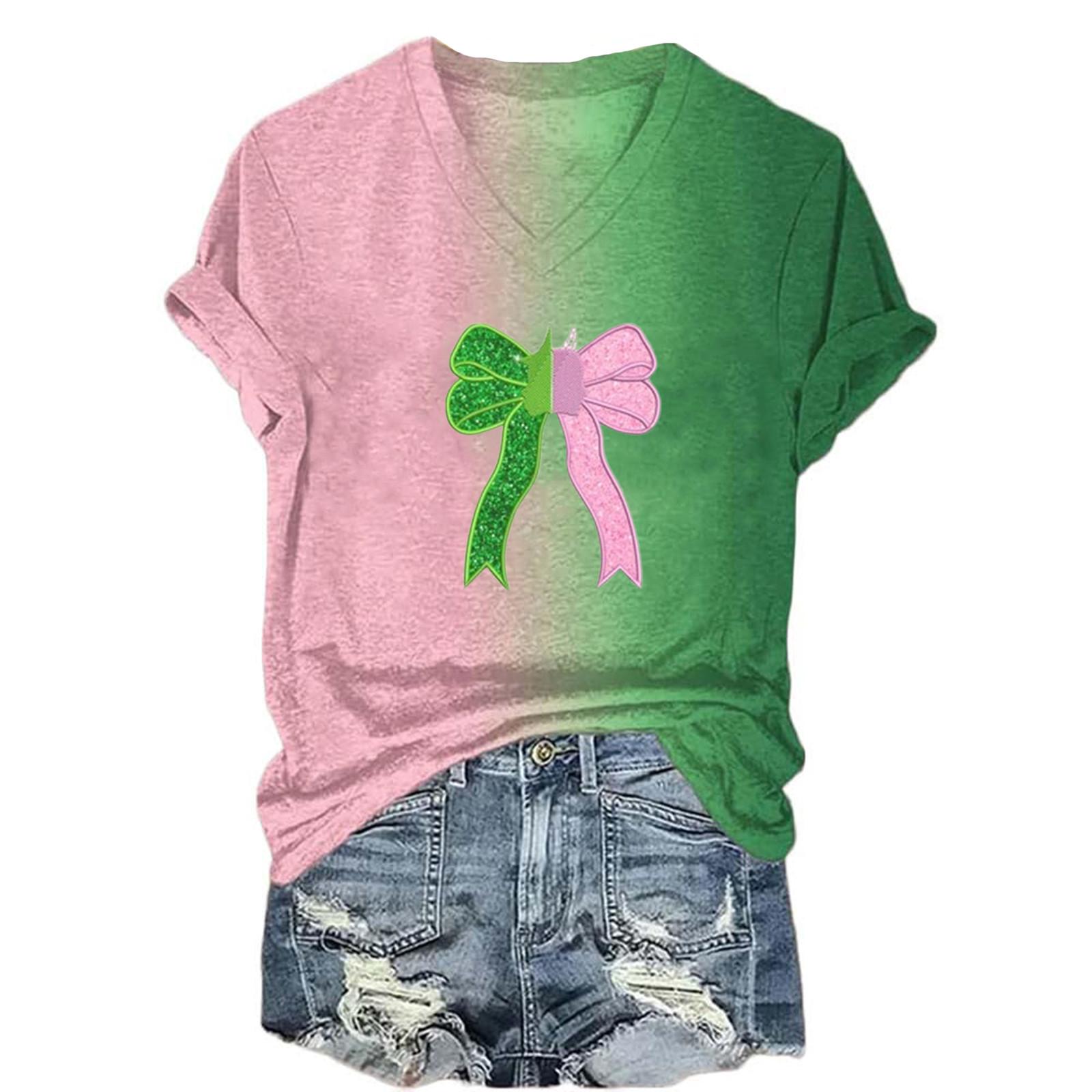 

Женская модная повседневная футболка с короткими рукавами и принтом ведьмы с V-образным вырезом L армия зеленый