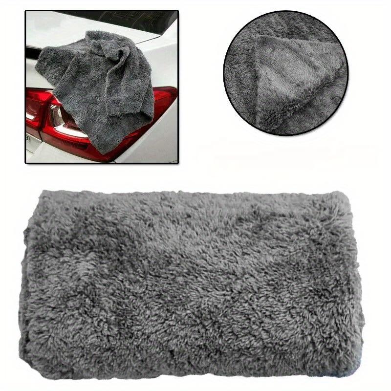 1/2/3/6Pcs 16Inch X 16Inch 400Gsm Edgeless Microfiber Car Towels Ultra Soft Auto Detailing Wash Drying Polishing Cloth