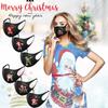 Christmas Cloth Mask Print Sun  Is Not A Disposable Washable