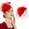 Breathable Meshes Veil Bridal Mantilla Fancy Dress Headbands Adjustable Headwear for Weddings and Event