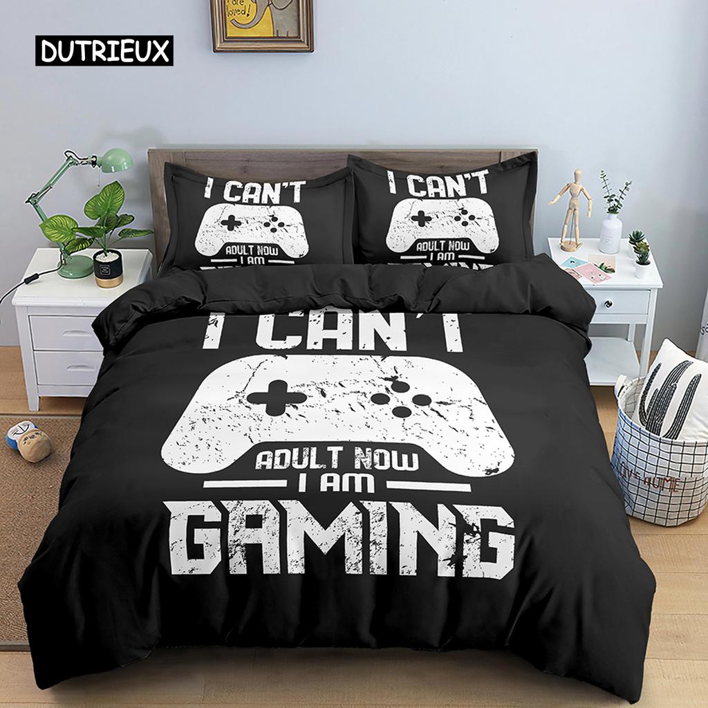 Game Bedding Set Children Boys Duvet Cover Set Comforter Bedding Quilt Cover Pillowcase Polyester Bedding Set Twin Queen King