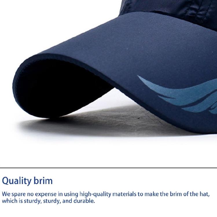 Quick Drying Mesh Hat Man Sun Protective Hat Outdoor Sports Fishing Baseball Hat