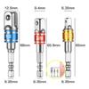 Hexagonal handle to square rod socket drill connector for electric wrench - conversion set