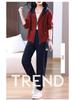 Women's Spring-Autumn 2025 Casual Sportswear: Fashionable, Age-Reducing Sweatshirt Two-Piece Set for Middle-Aged Moms