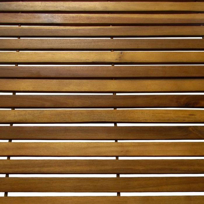 VidaXL Tapis de bain Acacia 80x50 cm