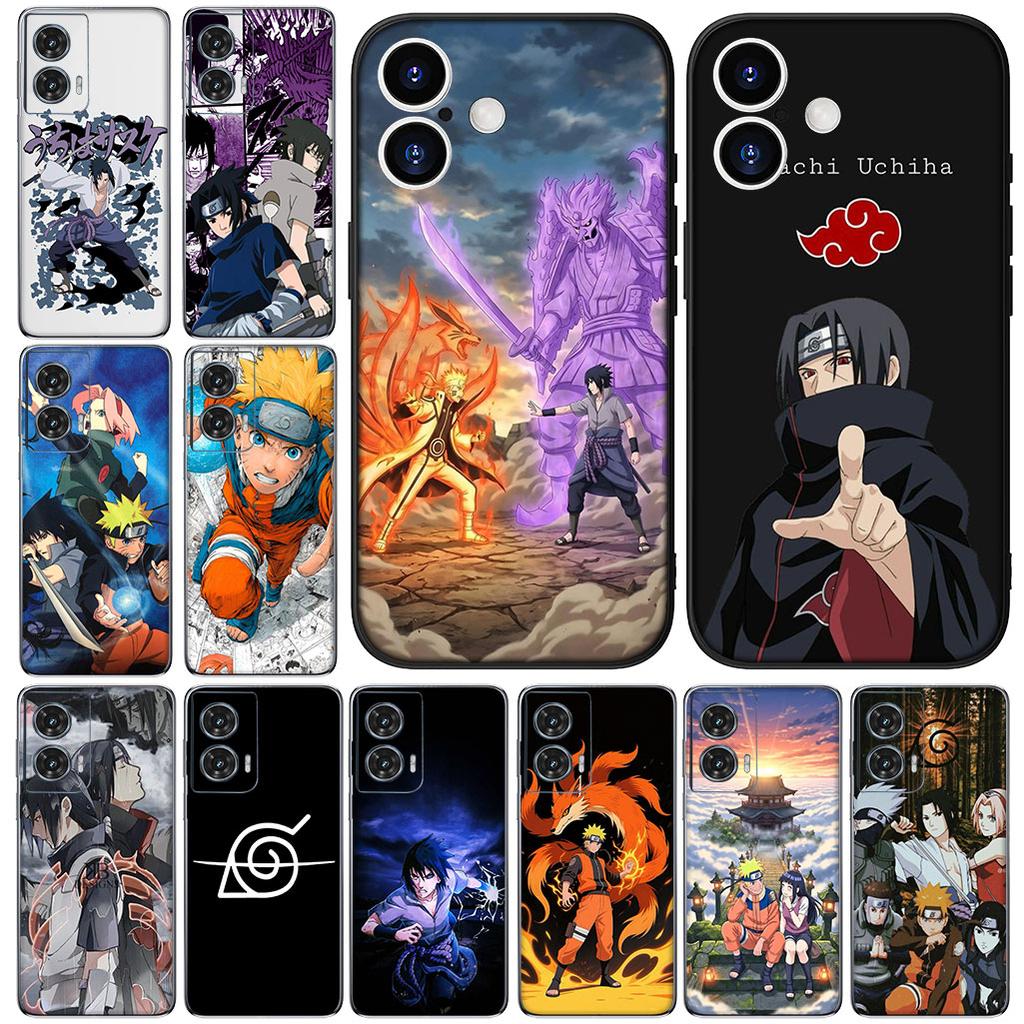Akatsuki Narutos Sasuke Uchiha Itachi for Motorola Moto G86 G57 G24 G15 G54 Power G13 G14 G34 G35 G45 G60 G53 G55 G64 G75 Case