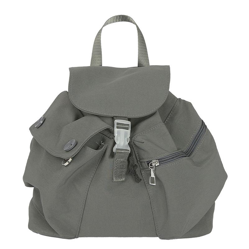 Korean version ins Multi-pocket Large Capacity Women's Commuter Backpack Outdoor Travel Leisure Student School Bag