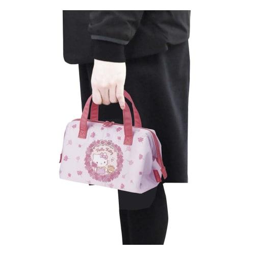 Skater Cool Pouch Lunch Bag Hello Kitty Flower Wreath Sanrio KGA1-A