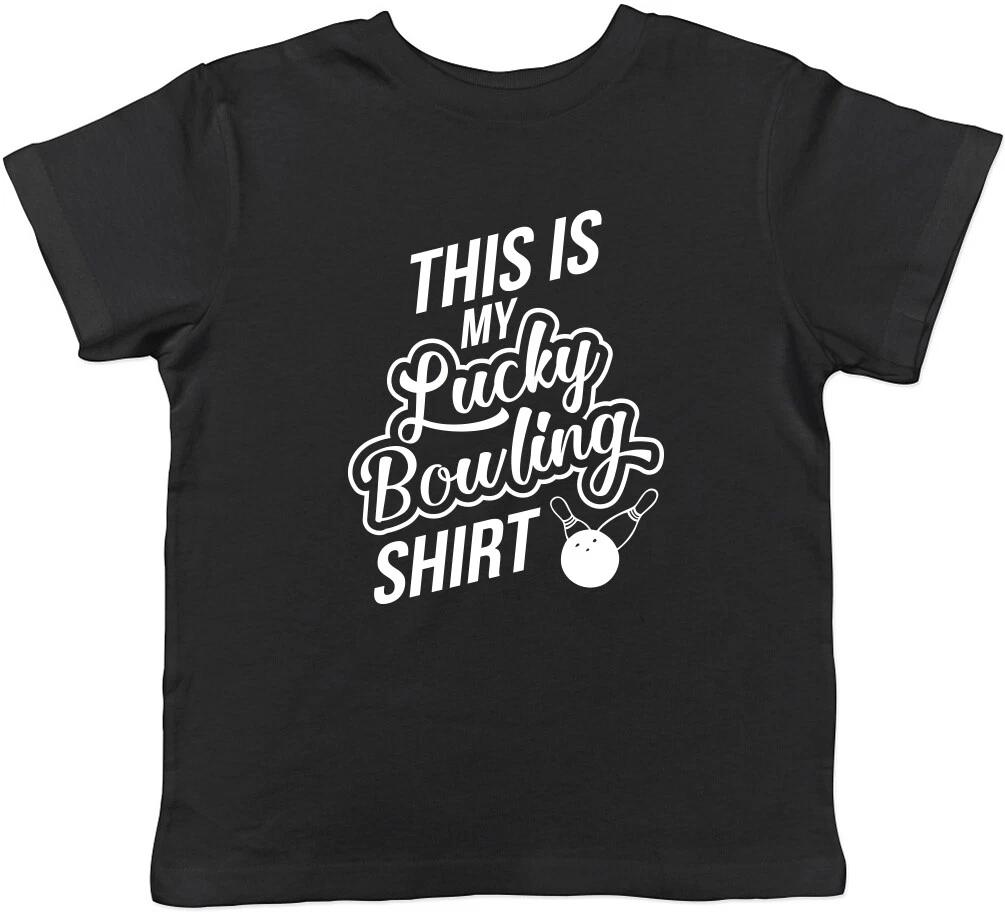 This is my Lucky Bowling Shirt Boys Girls Childrens Kids T-Shirt 160