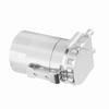Aluminum Engine Oil Catch Tank Breather Can Reservoir Car Modification Accessories (Silver)