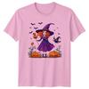 Cute Witch Pumpkin Halloween TShirt Gift For Him And Her