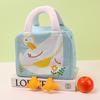Cute Oxford Cartoon Lunch Box Bag Thickened Lunch Bag For Students