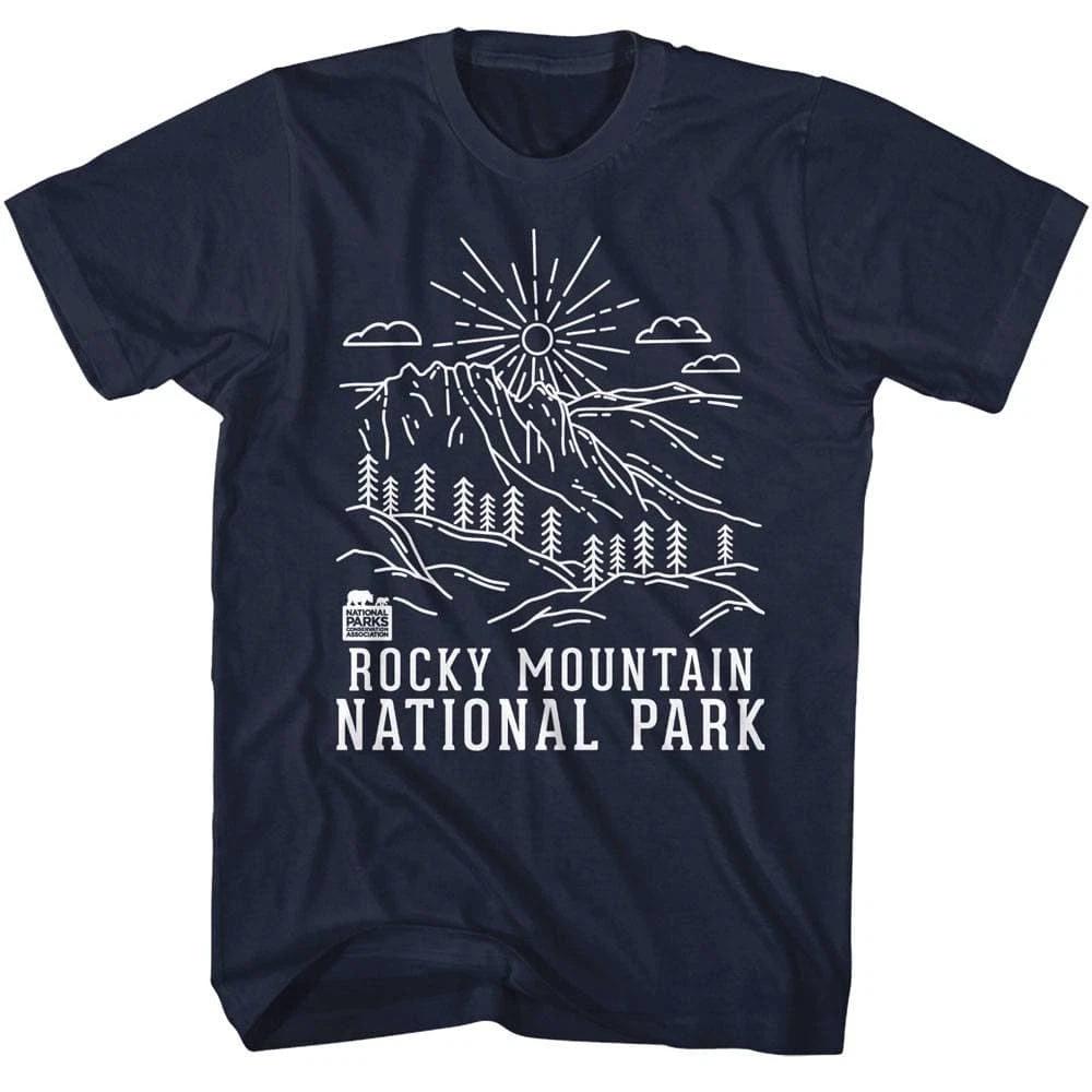Rocky Mountain National Park Fir Trees Men s T Shirt 3XL