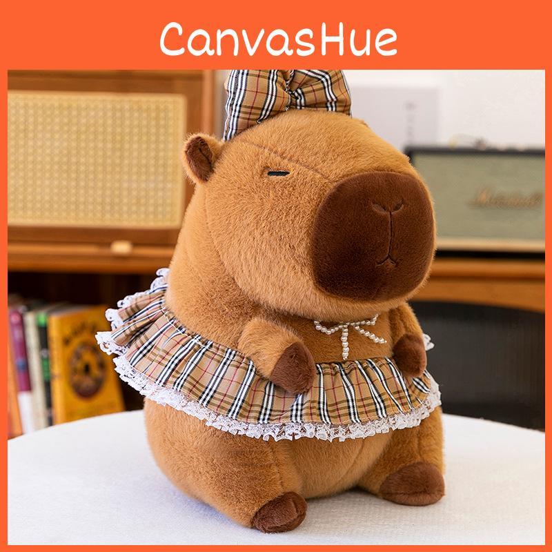 Capybara Bowknot Flower Skirt Design Doll Animal Plush Toy Kids Gift Birthday