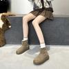Women's Snow Boots Winter Fleece-lined Warmth Women Boots Large Size Round Toe Comfortable Female Short Boots