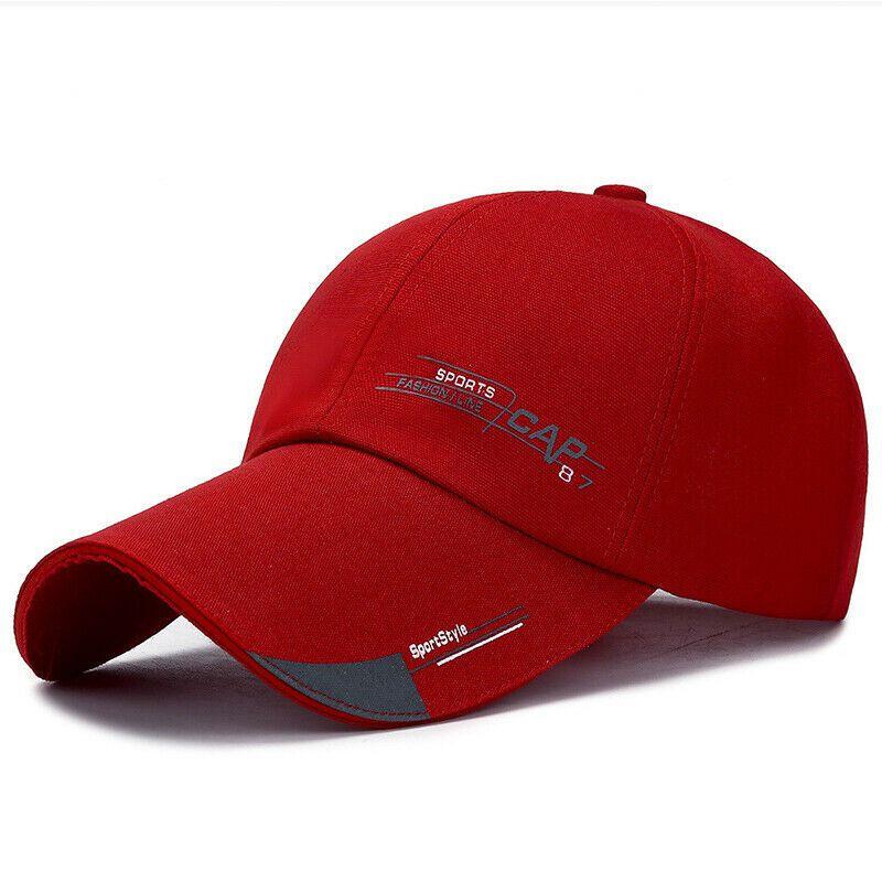 Unisex Casual Adjustable Summer Baseball Cap Black Sports Hat Sport Women Men