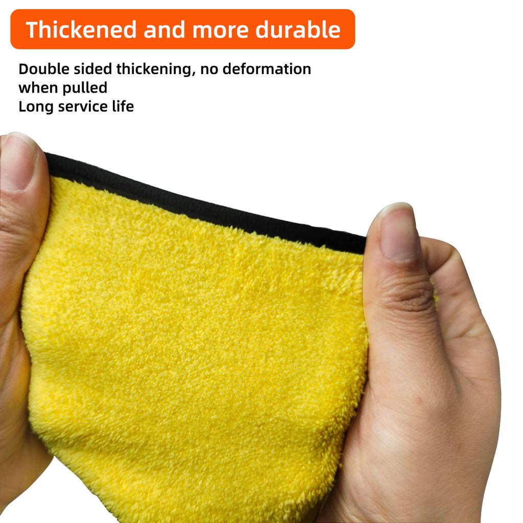 Ultra thick car ultra-fine fiber cleaning towel, polished and waxed car detail towel, household cleaning towel