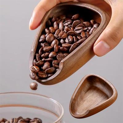 Holz-Kaffeebohnen-Dosierbecher Kaffeebohnen-Messschale Mehrzweck-Espresso-Kaffeegeschirr Zubehör Für Kaffee Oder Tee