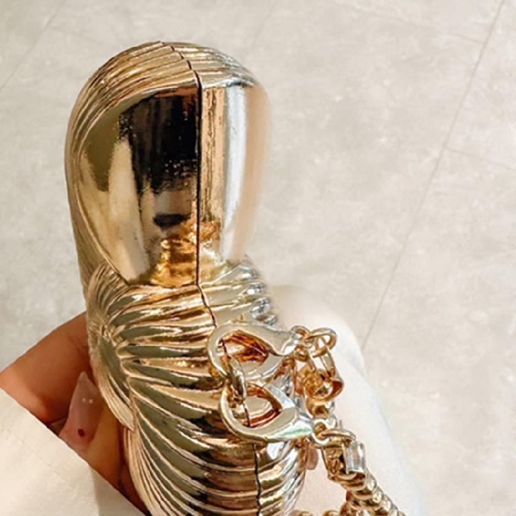 Womens Conch Shape Purse Elegant Acrylic Evening Bag with Chain Strap Crossbody Shoulder Small Handbag for Wedding Party