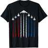 USA Fighter Jets 4th of July Men Funny Patriotic T-Shirt