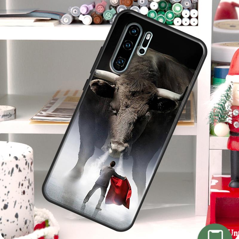 Bullfight Bull Fighter Case For Huawei Nova 11 Pro 10 9 SE 3i 7i 11i 5T Y60 Y61 Y70 Y90 Y91 P20 P40 P30 Lite Cover