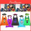 Levendige Teen Titan Anime Superheld Kostuumset Met Cape En Masker Voor Kinderen