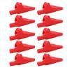 10Pcs J.60032 Banana Test Clip   Enclosed Electrical Test Clips with 4mm   for Electronic Instruments