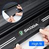 KOXI8 Car Door Sill Threshold Protector Stickers for Skoda Superb Octavia Rapid Kodiaq Fabia Karoq Superb Kamiq Yeti Roomster Decal