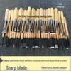 Dongyang Handmade Wood Carving Knife Set: Root, Flower, and Roughing Shaping Chisels.